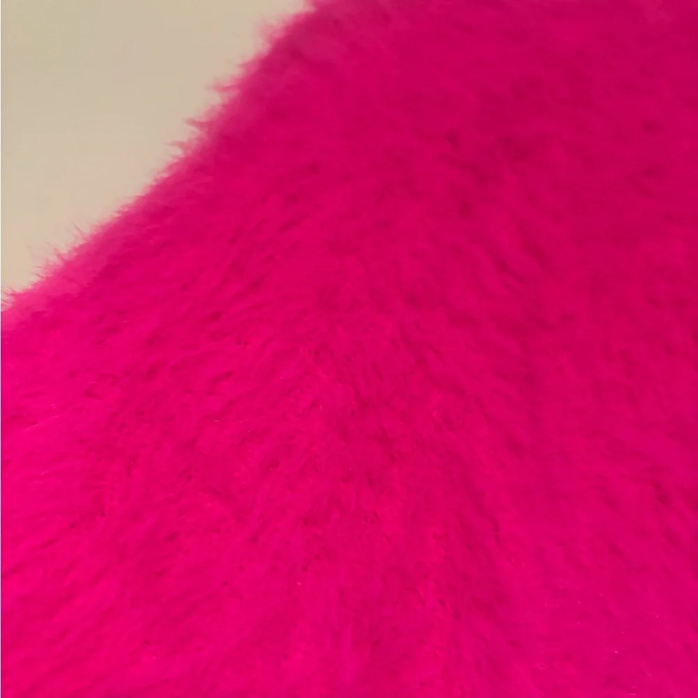 Pilcro Anthropologie Hot Pink Fuzzy Sweater - Picture 3 of 3
